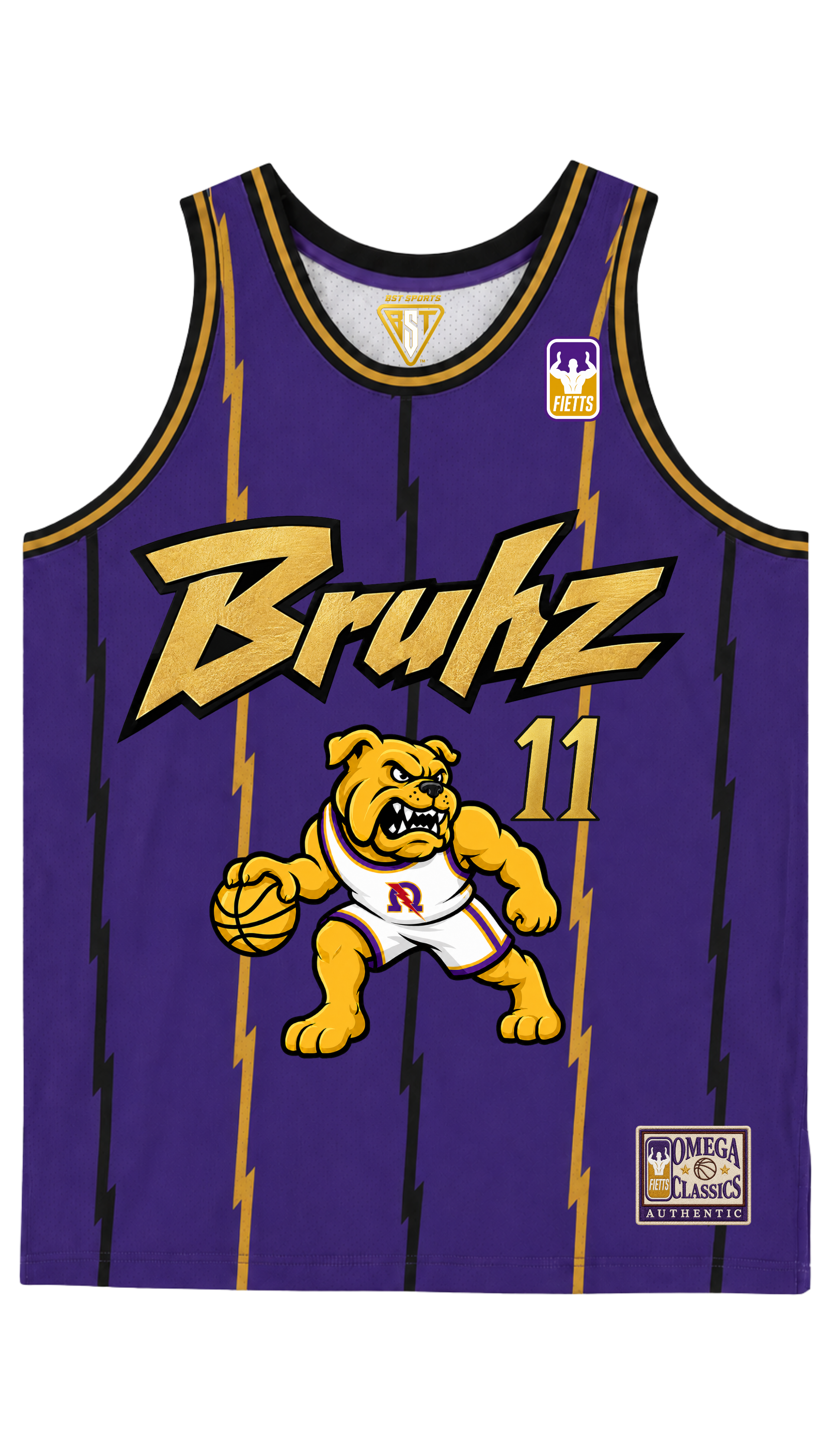 Bruhz Classics Retro Basketball Jersey