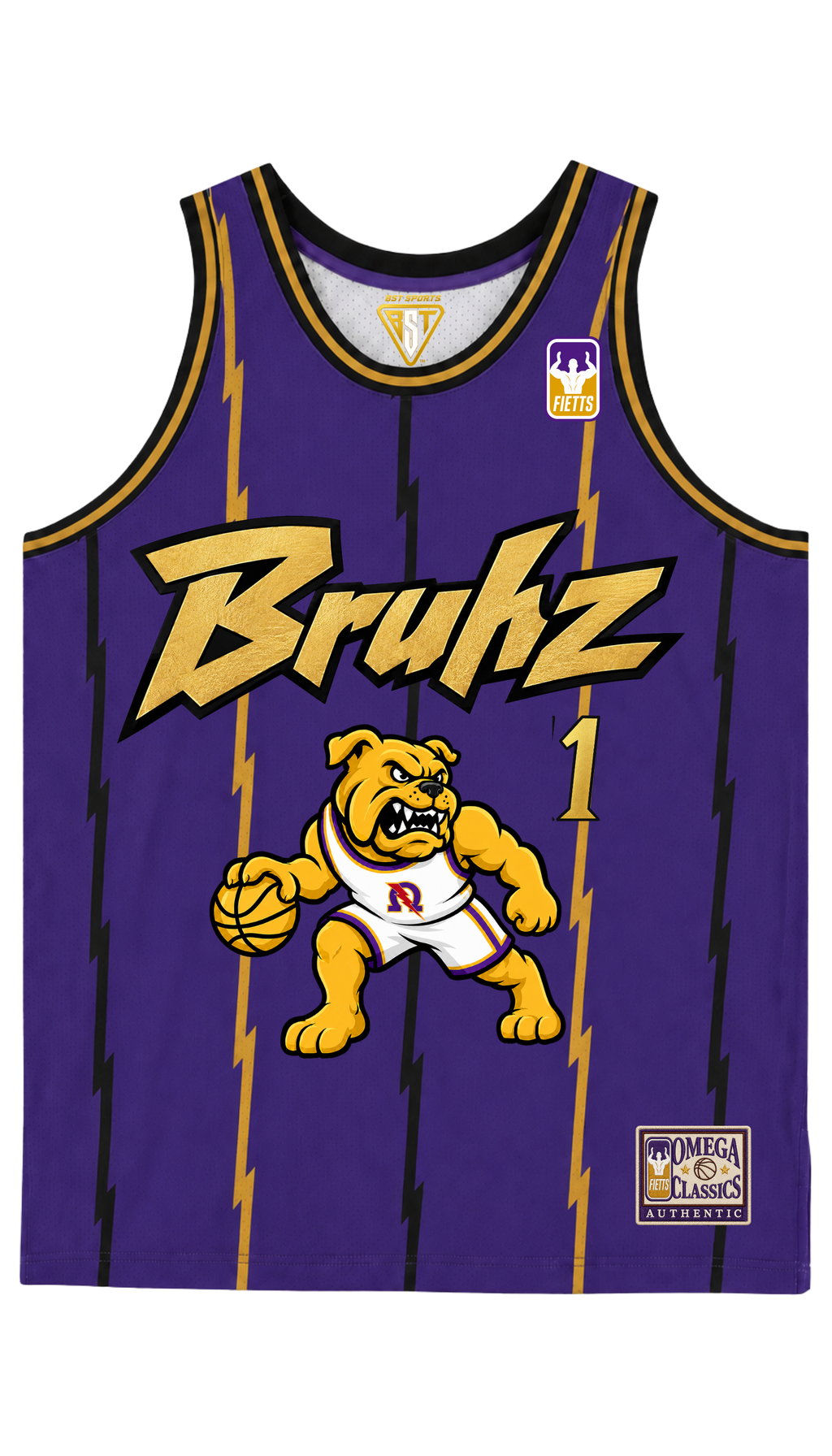 Bruhz Classics Retro Basketball Jersey
