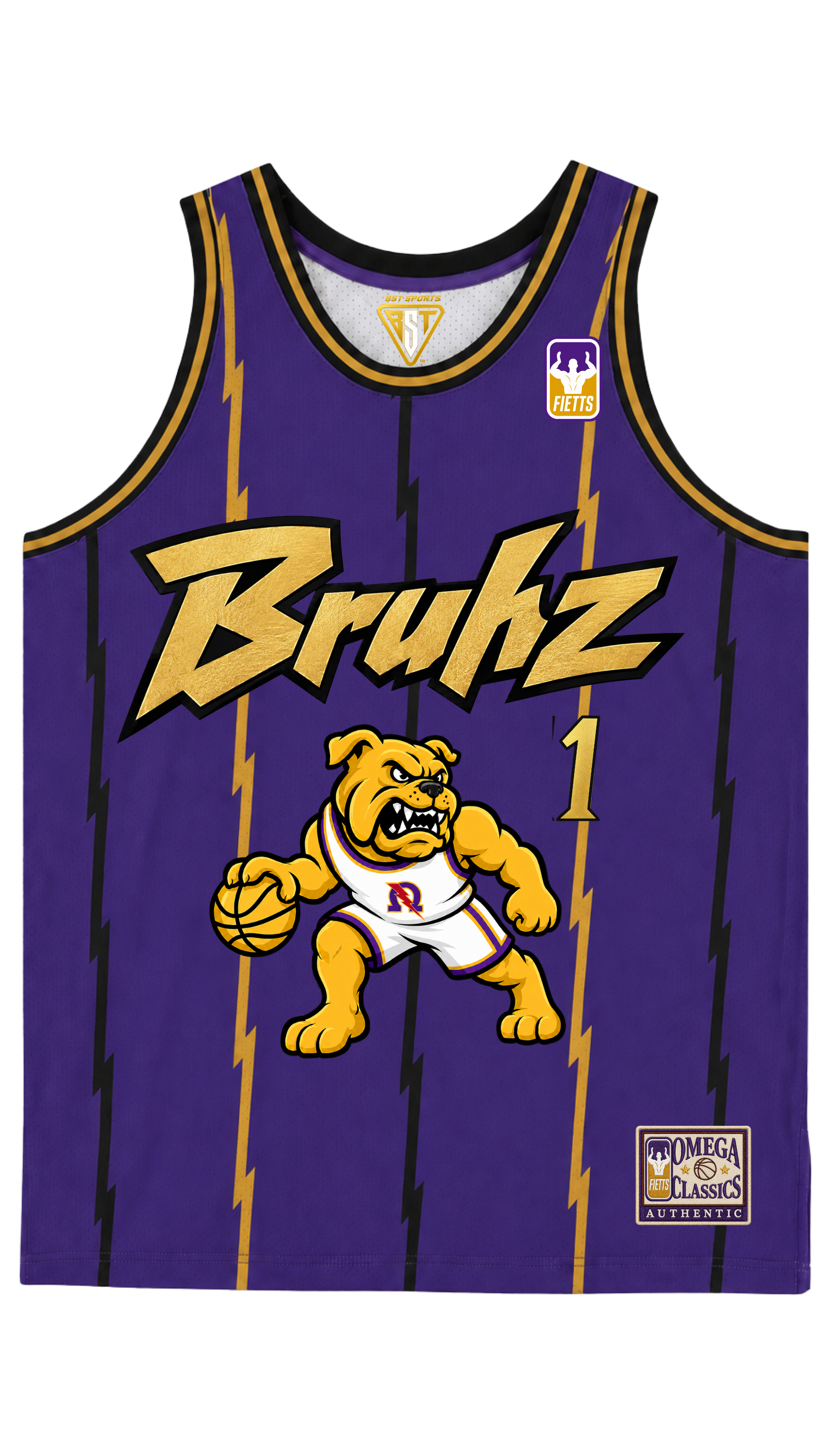 Bruhz Classics Retro Basketball Jersey