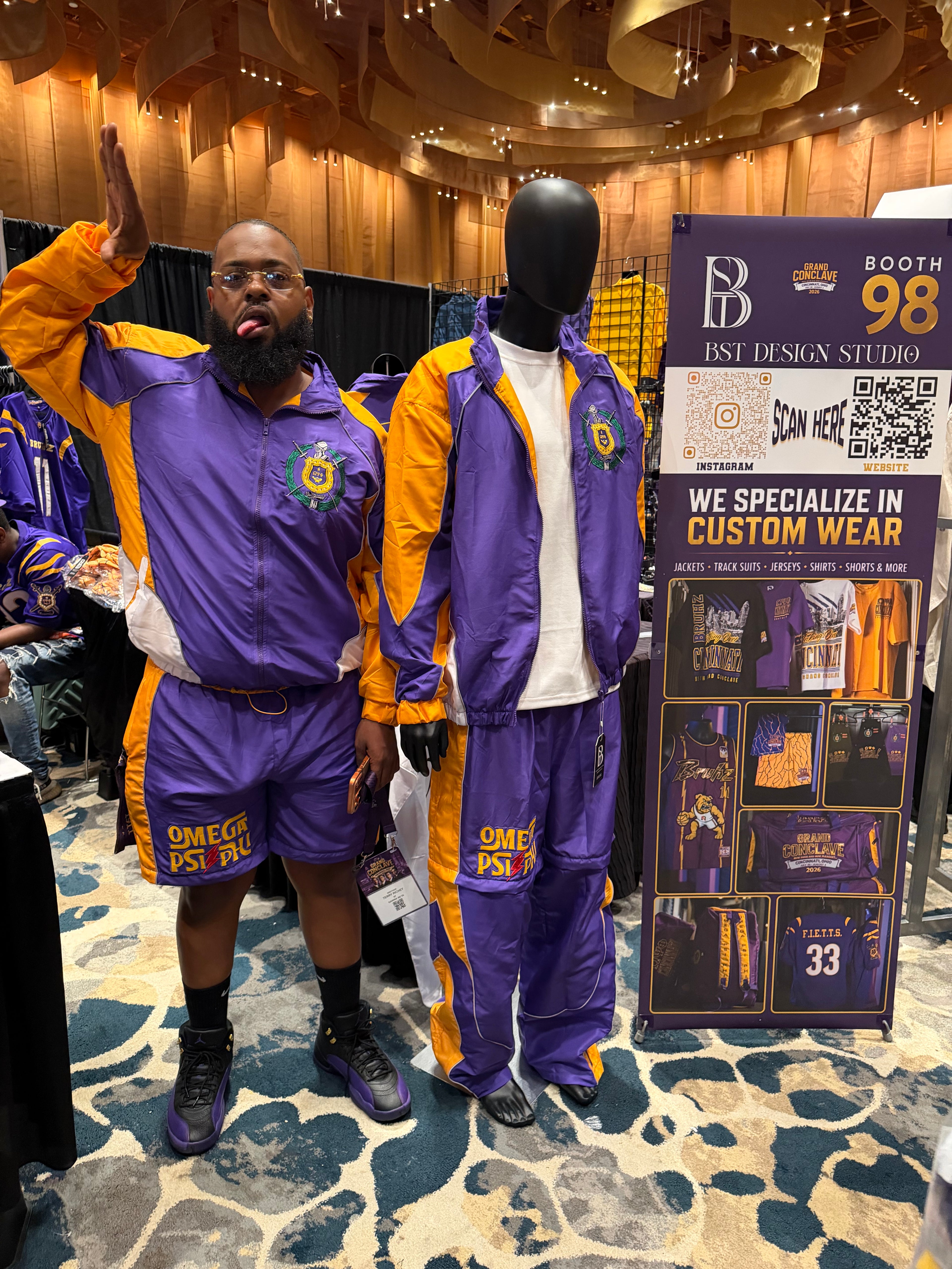 Omega Psi Phi Convertible Track Suit Vol. 1 Pre-Order