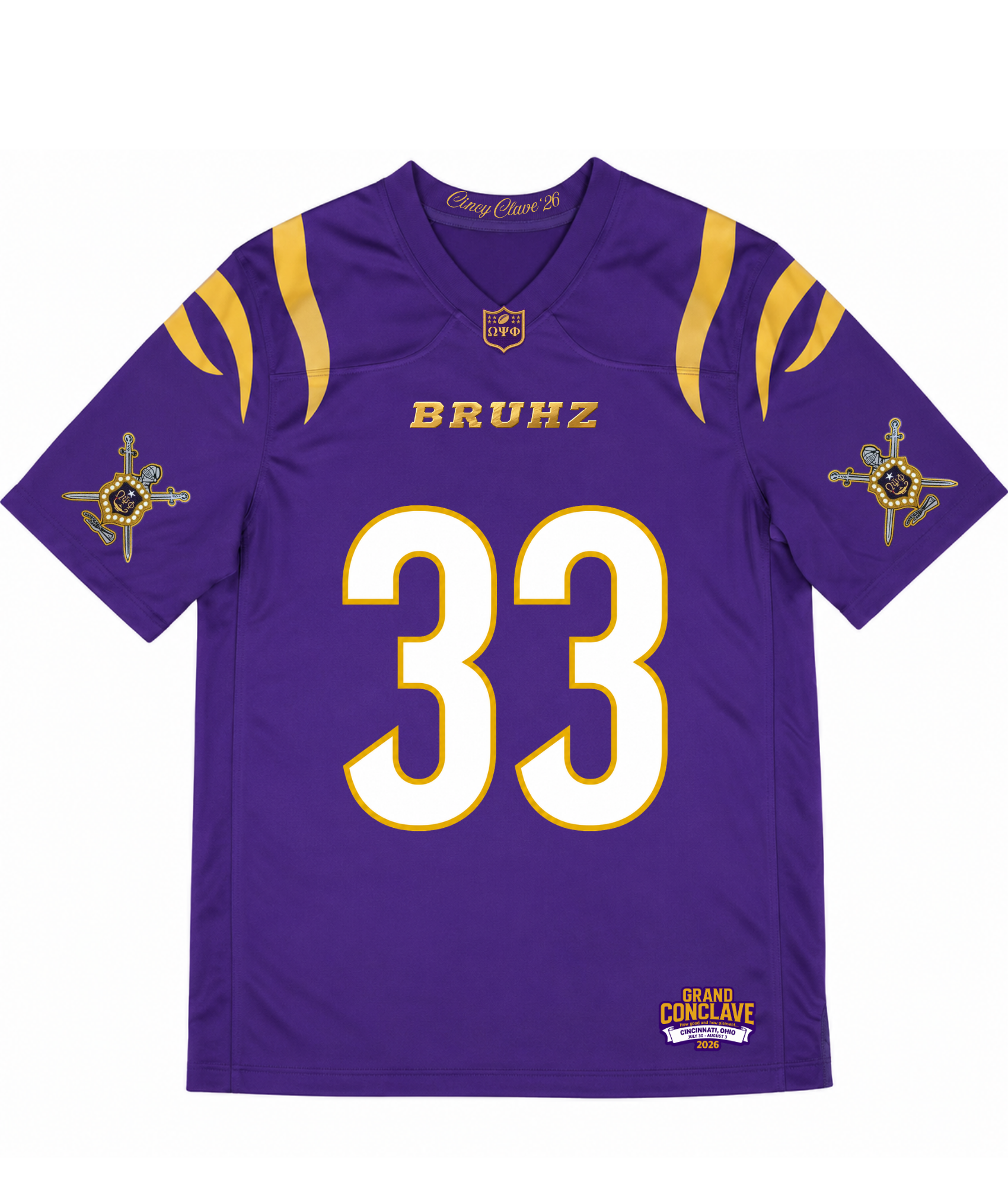 Cincy Clave Bruhz Football Jersey