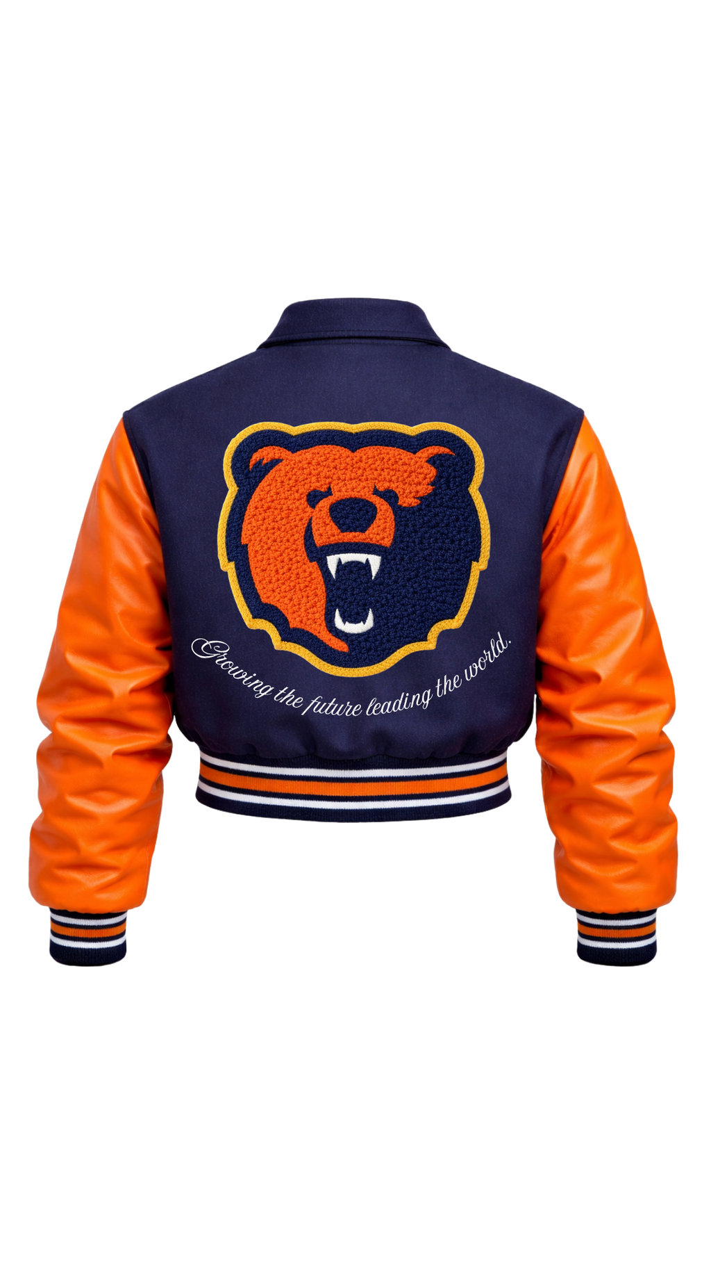 Cropped Morgan State Heritage Varsity Jacket