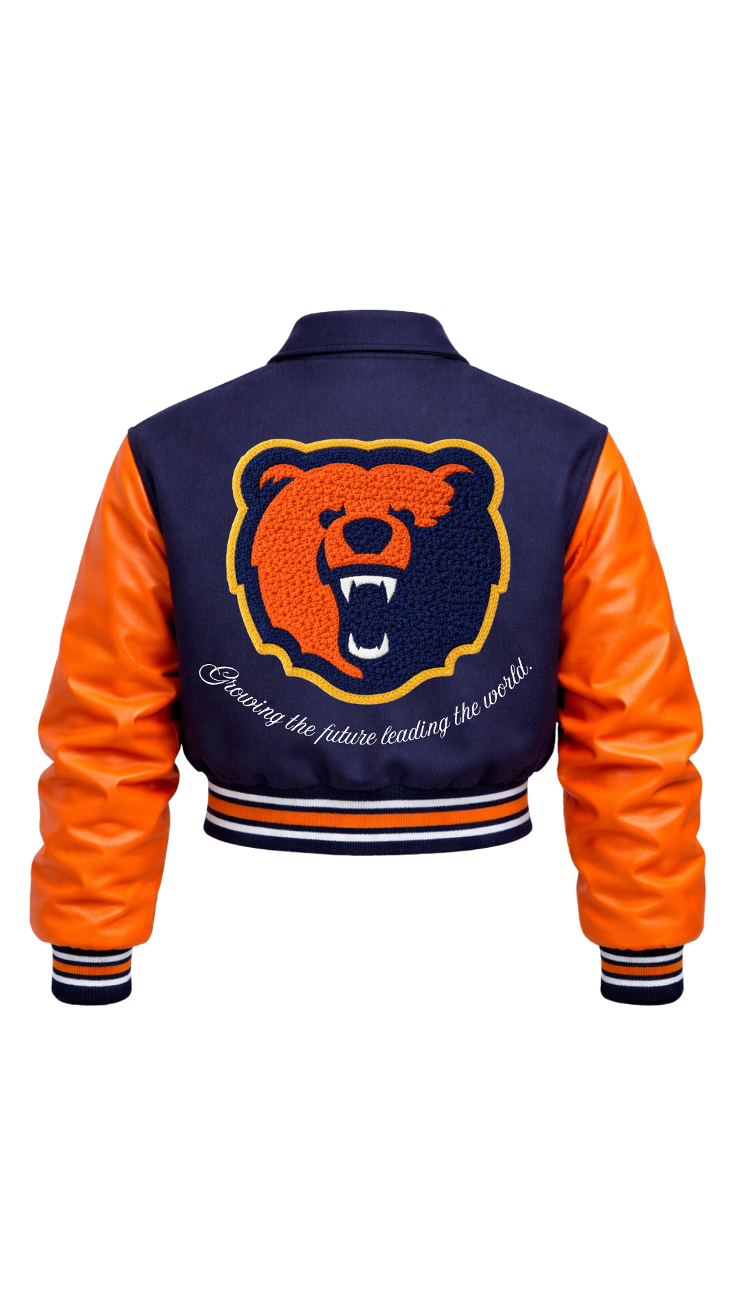 Cropped Morgan State Heritage Varsity Jacket