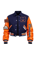 Cropped Morgan State Heritage Varsity Jacket