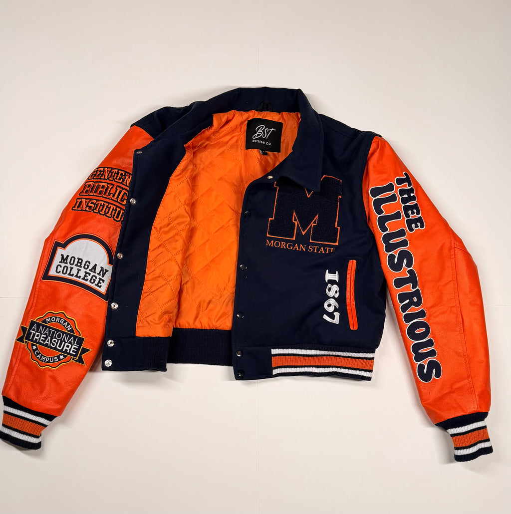 Custom Varsity/Leather Jacket Mockup