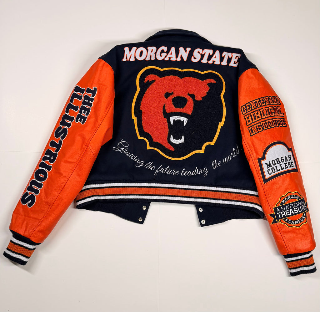 Custom Varsity/Leather Jacket Mockup