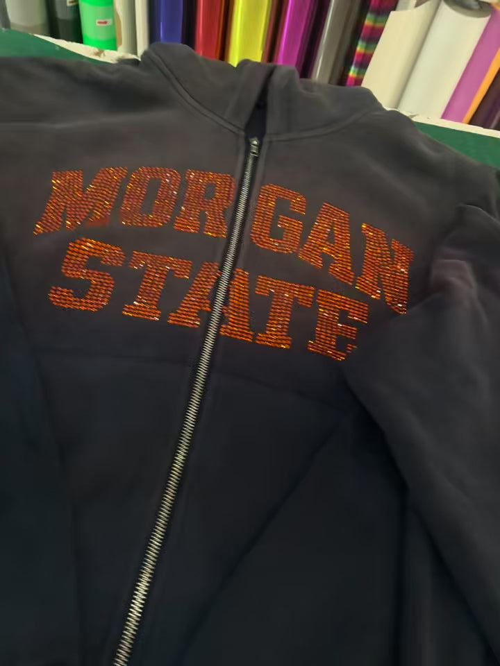 Premium Studded Morgan State Hoody